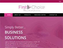 Tablet Screenshot of firstchoicepartner.com